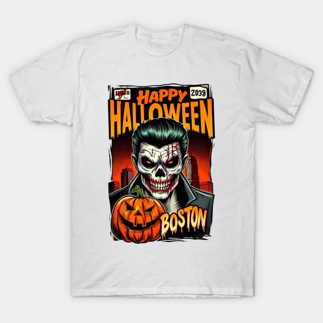 Boston Halloween T-Shirt by Americansports